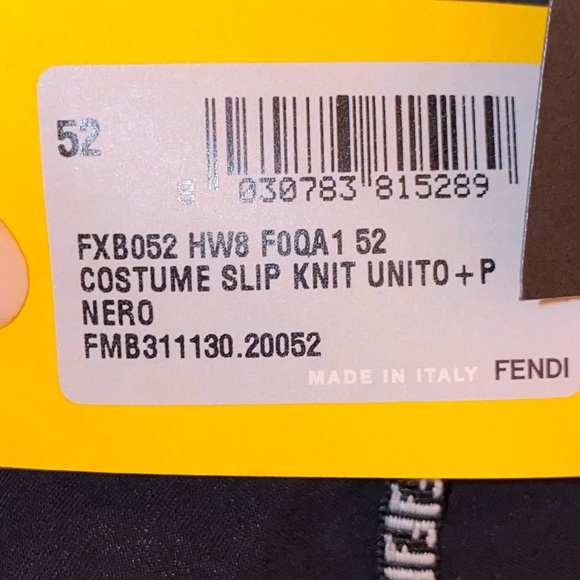 Fendi Black Drawstring Swim Briefs new with tag - Picture 4 of 5